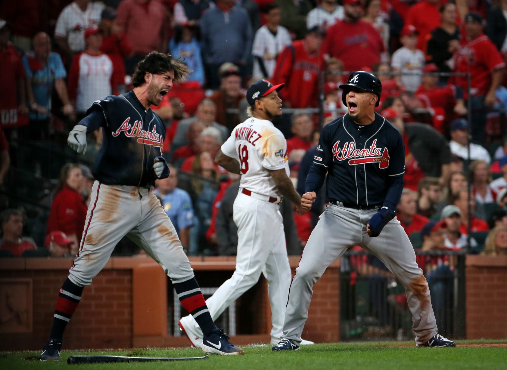 Atlanta Braves vs St. Louis Cardinals, Game 3 NLDS in St. Louis